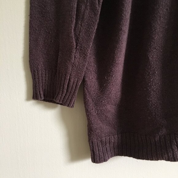 OLD NAVY | plum colored open front knit cardigan - Picture 4 of 8